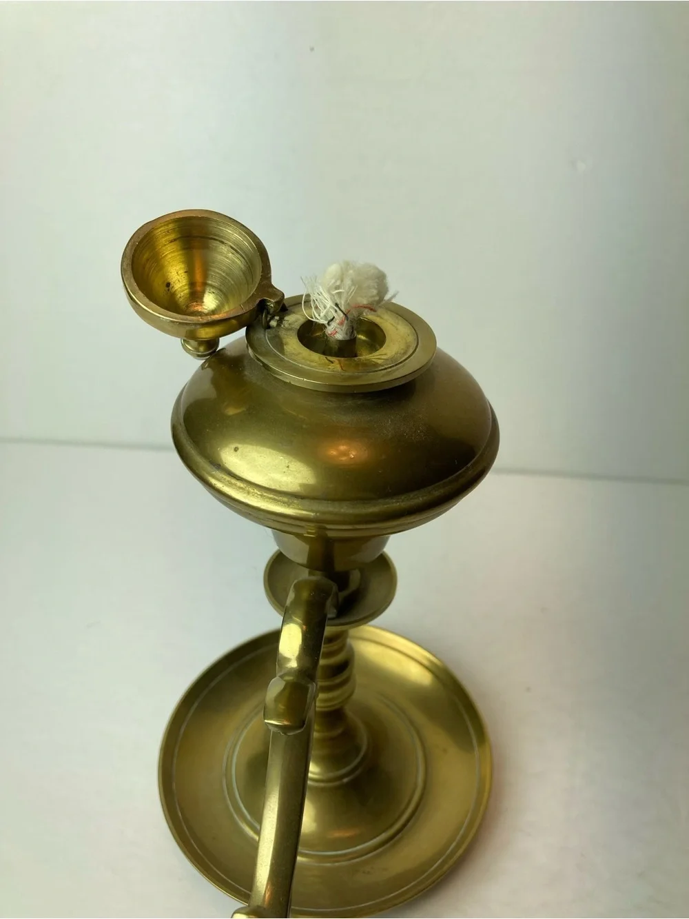 Antique Vintage Brass Whale Oil Lamp Lantern